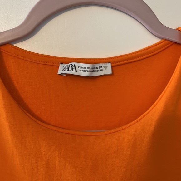 Zara orange mini dress - Picture 2 of 4